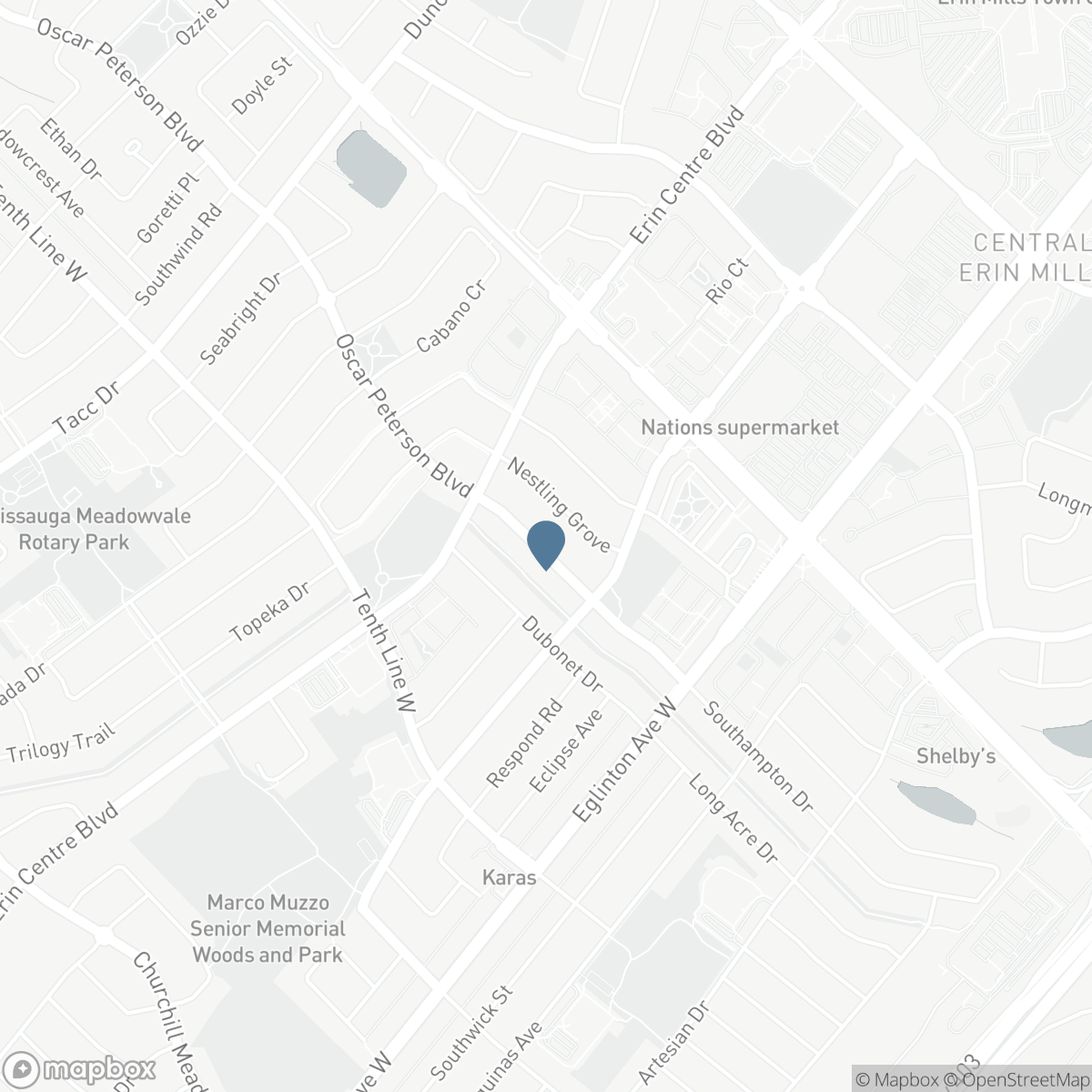 5151 OSCAR PETERSON BOULEVARD, Mississauga, Ontario L5M 7W4